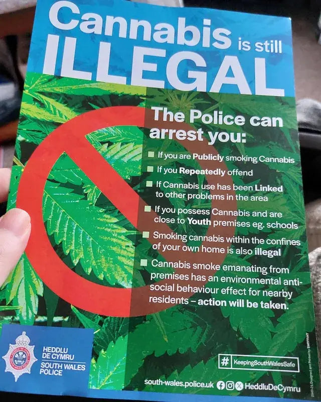 Cannabis Blunder | South Wales Police Exceed Expectations in response