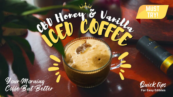 Vanilla and Honey CBD Iced Coffee Recipe