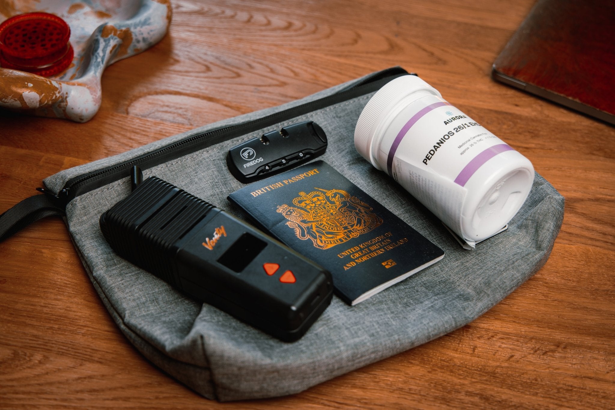 dosing capsule travel case medical cannabis UK 