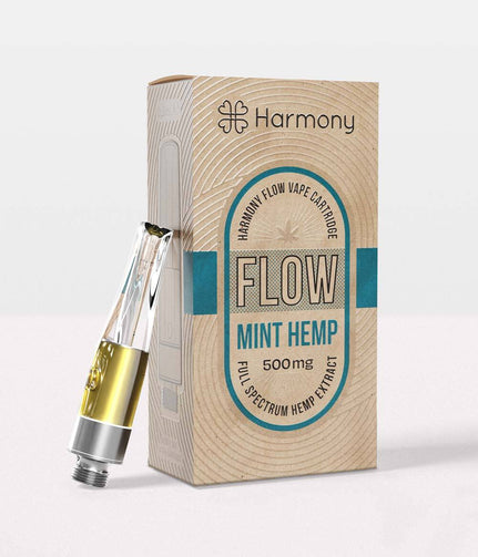 Mint hemp CBD Vape Cartridge 75% | Full-Spectrum | Harmony