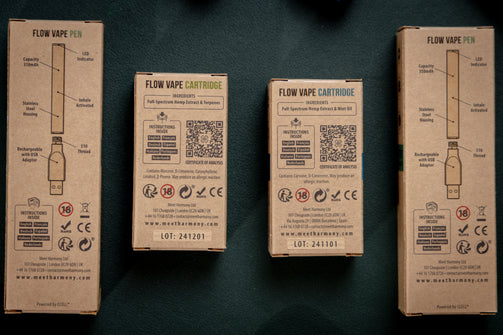 Mint hemp CBD Vape Cartridge 75% | Full-Spectrum | Harmony