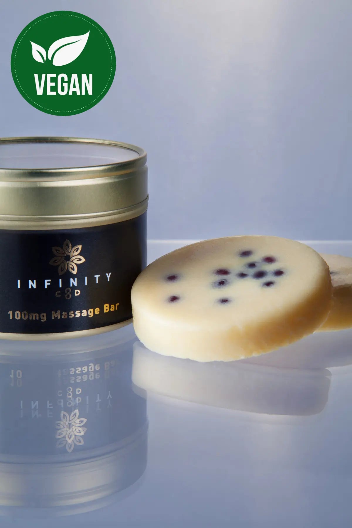 CBD Massage bar Vegan Friendly and Lab Tested by Infinity CBD in Wales