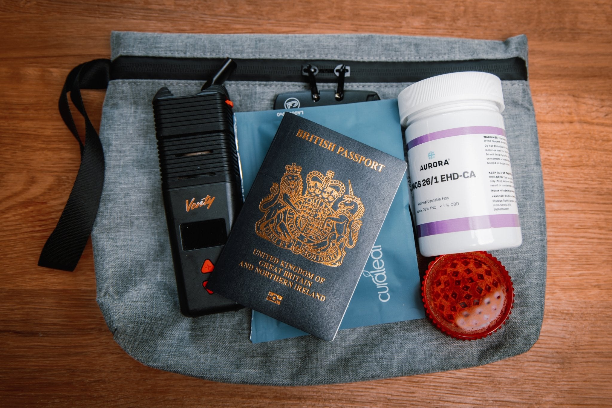 UK Medical cannabis travel bag smelly proof