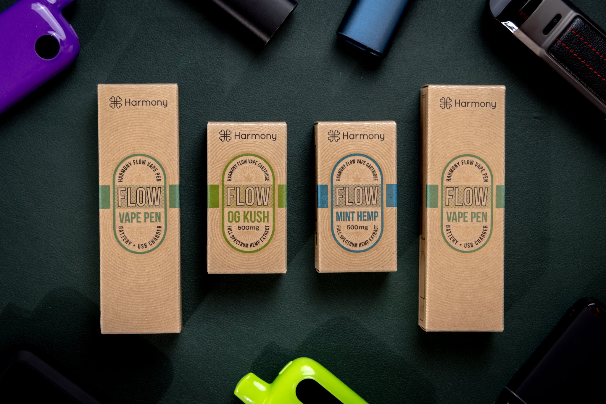 FLOW Vape Battery by Harmony | Rechargeable CBD 510 Vape Pen