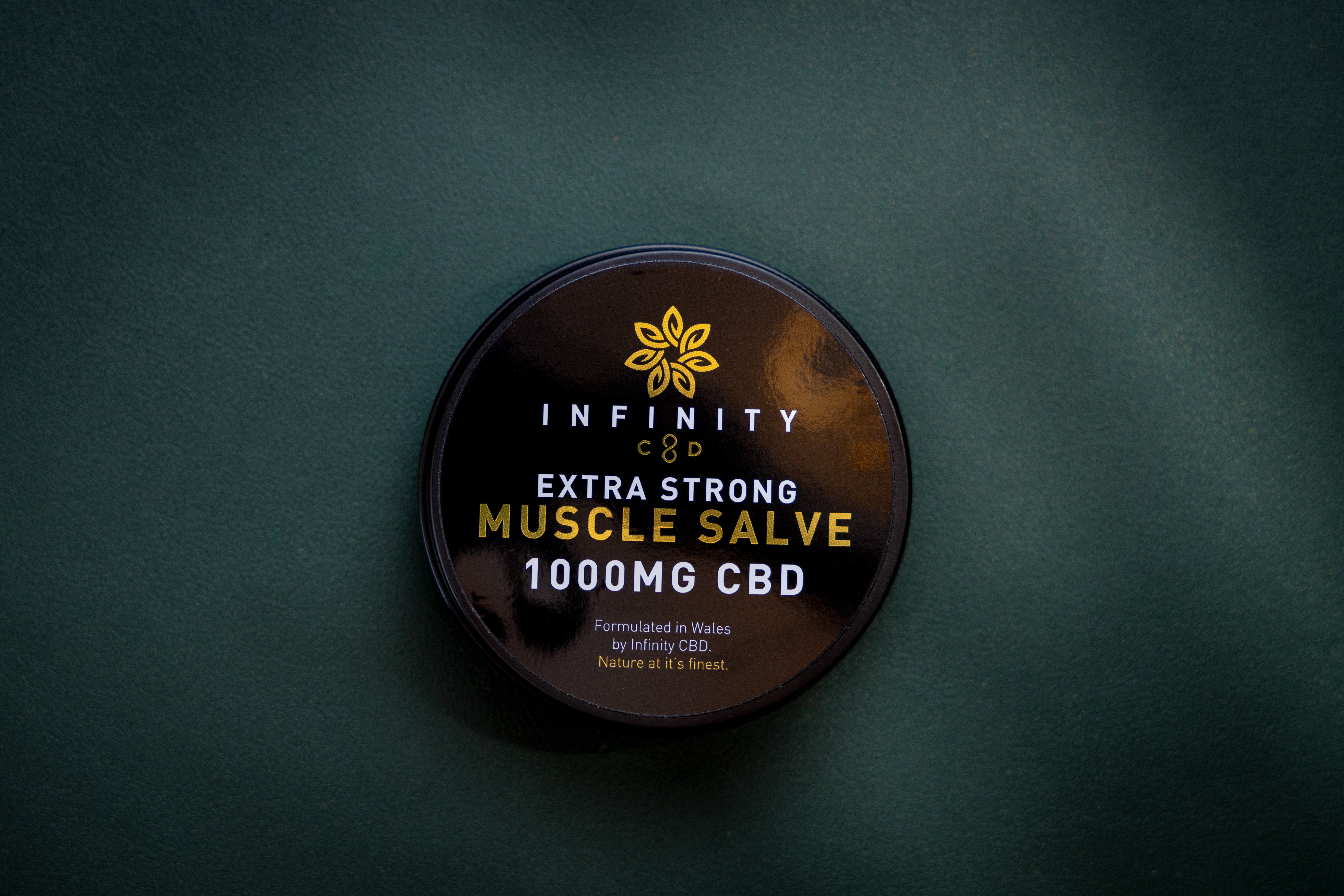 CBD-Muskelsalbe | Vegan Friendly Infinity CBD – 250 mg – 1.000 mg