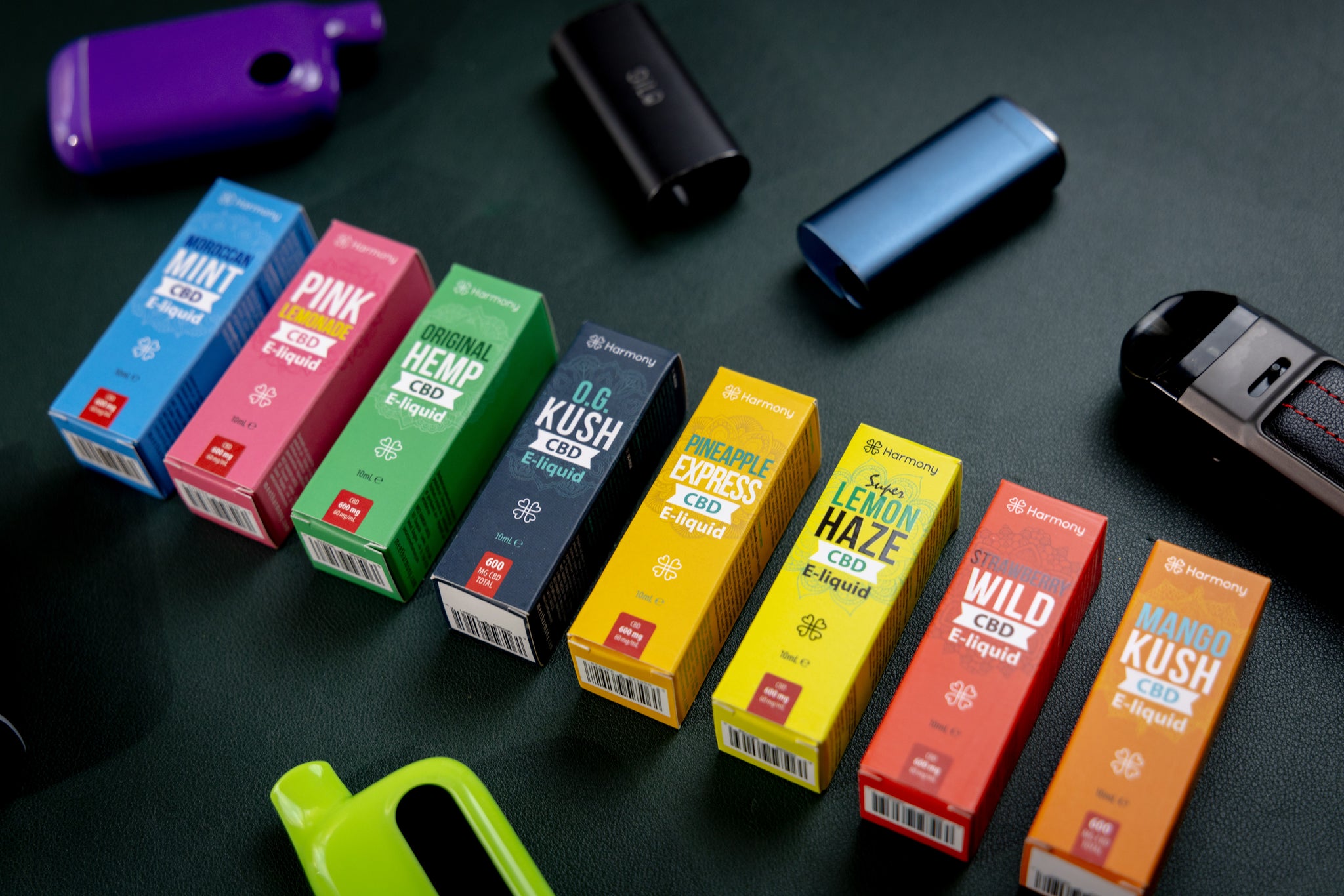 Harmony CBD Vape Juice 600mg - 10ml E-Liquid | 80/20 PG/VG | 8 Flavours