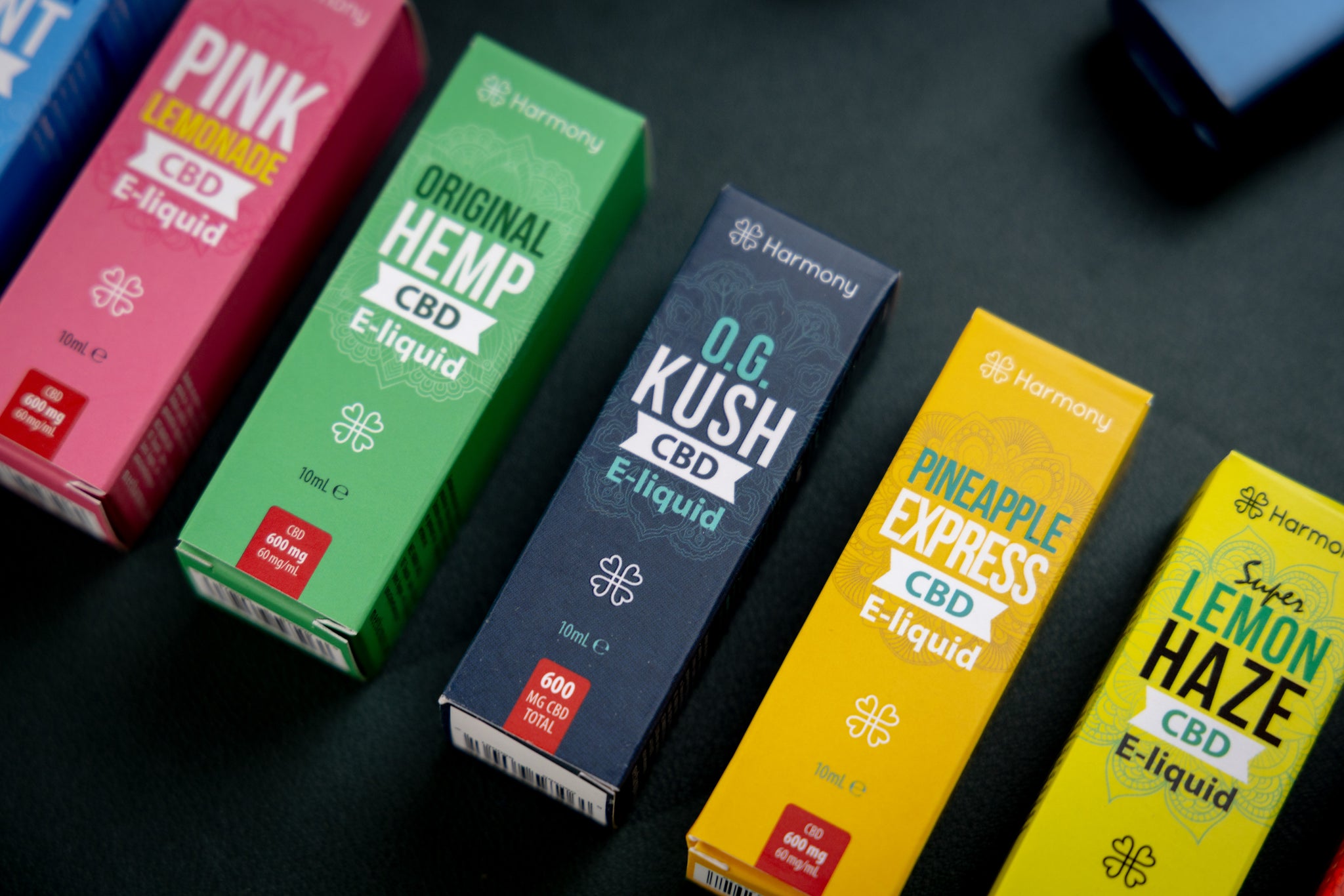 Harmony CBD Vape Juice 600mg - 10ml E-Liquid | 80/20 PG/VG | 8 Flavours