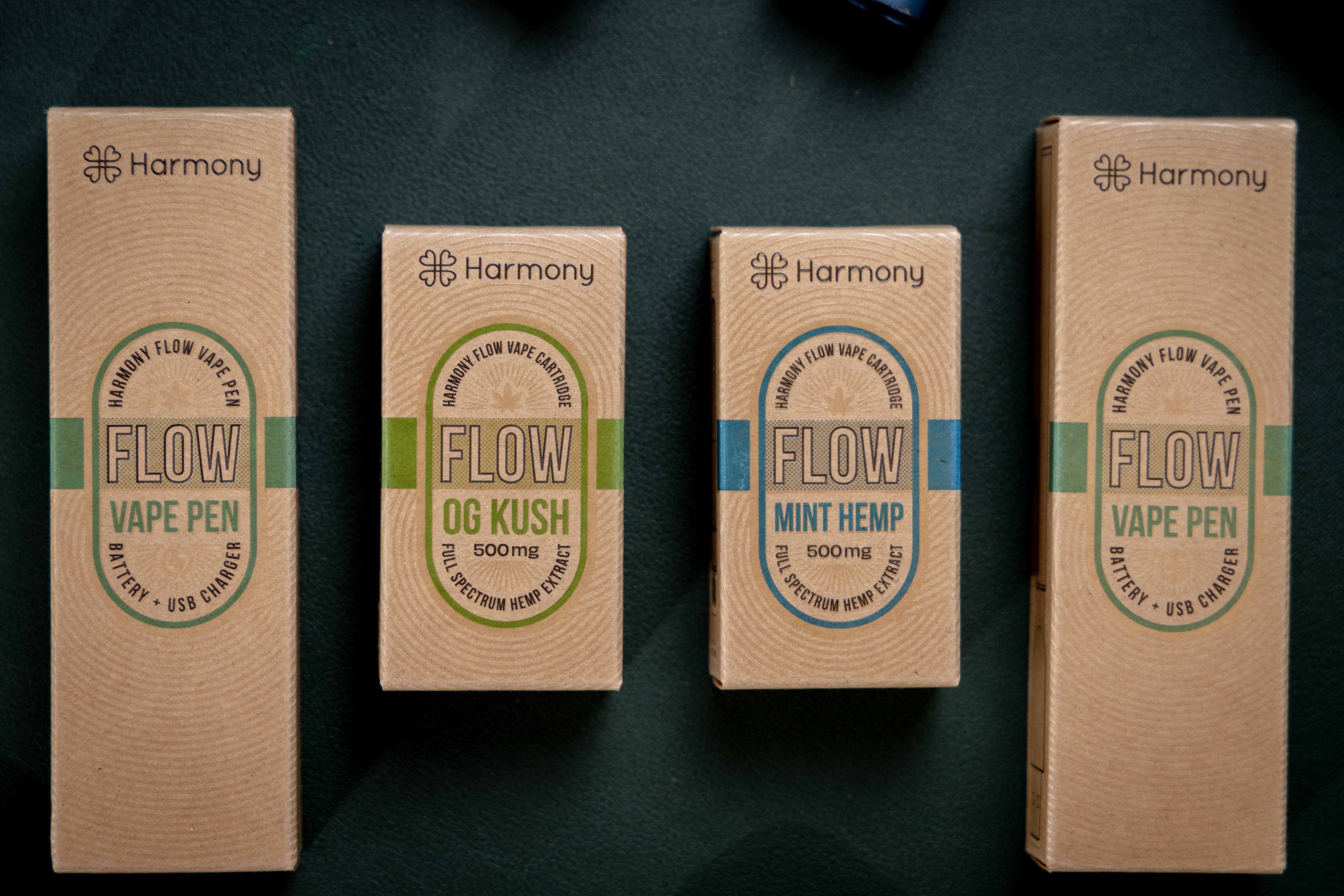 FLOW Vape Battery by Harmony | Rechargeable CBD 510 Vape Pen