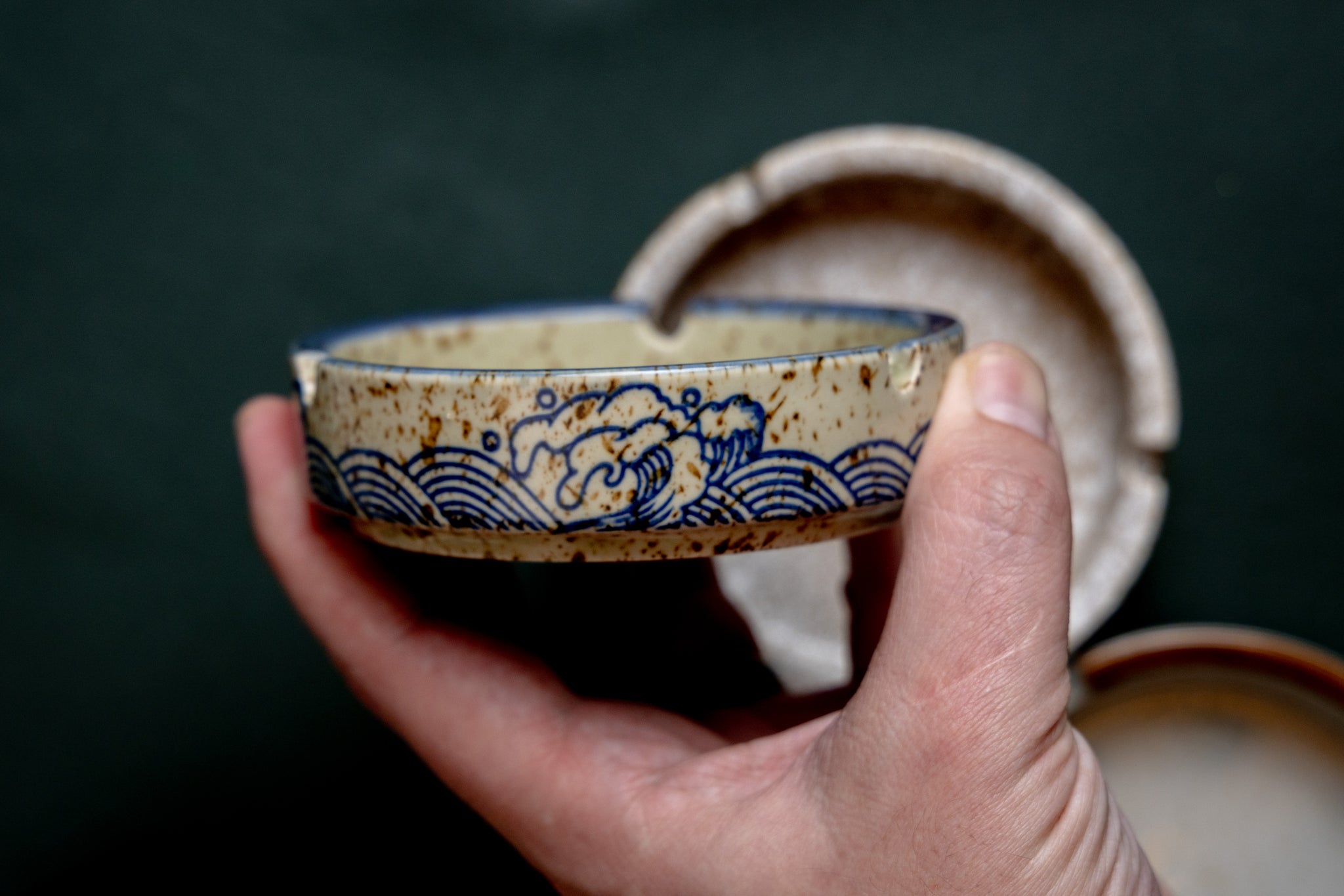 Ceramic AVB Ashtray For Medical Cannabis