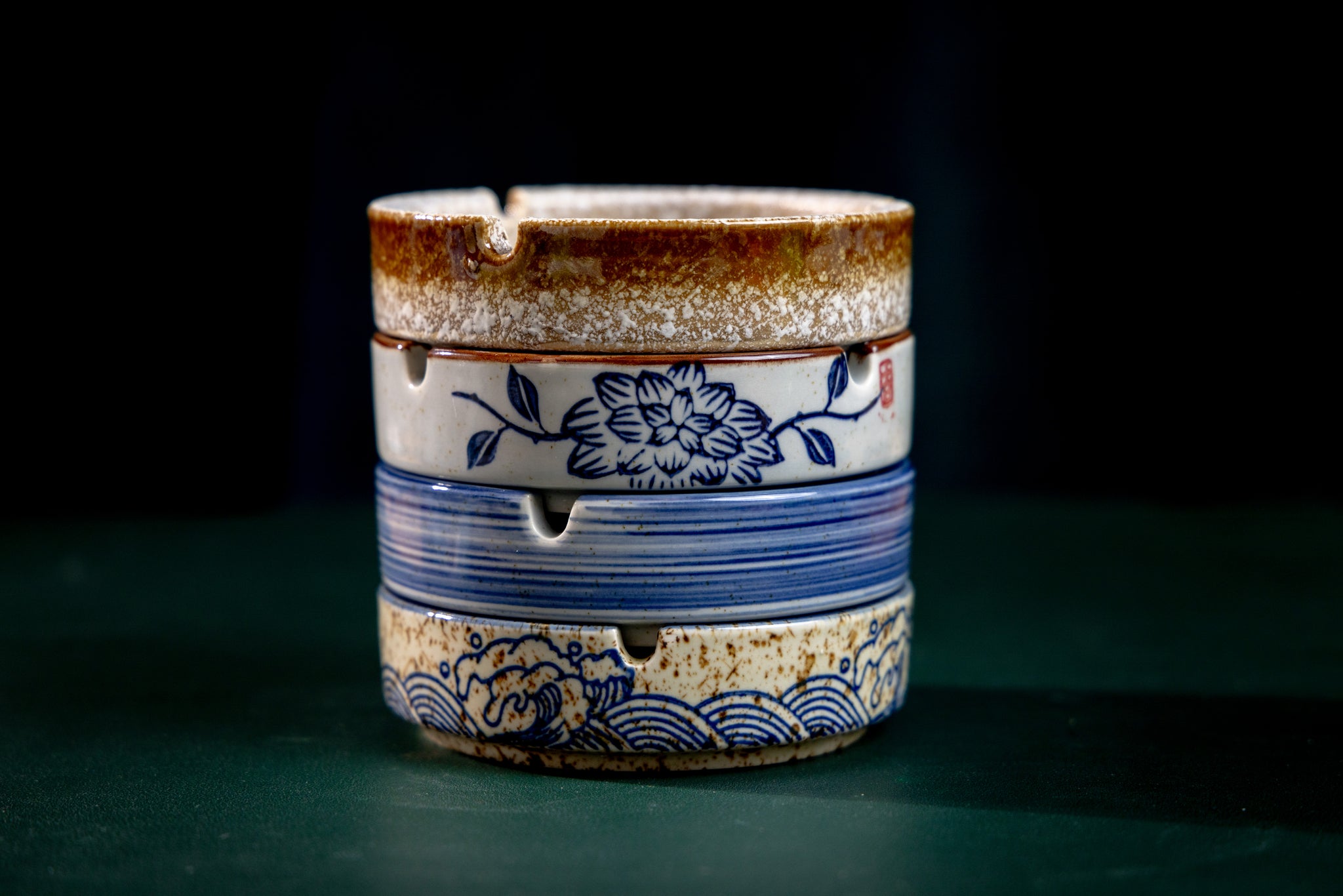 Ceramic AVB Ashtray For Medical Cannabis