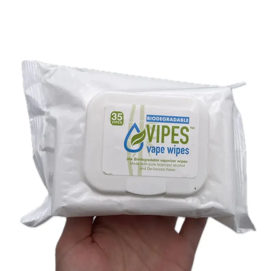 Dry herb vaporiser cleaning wipes medical cannabis UK 